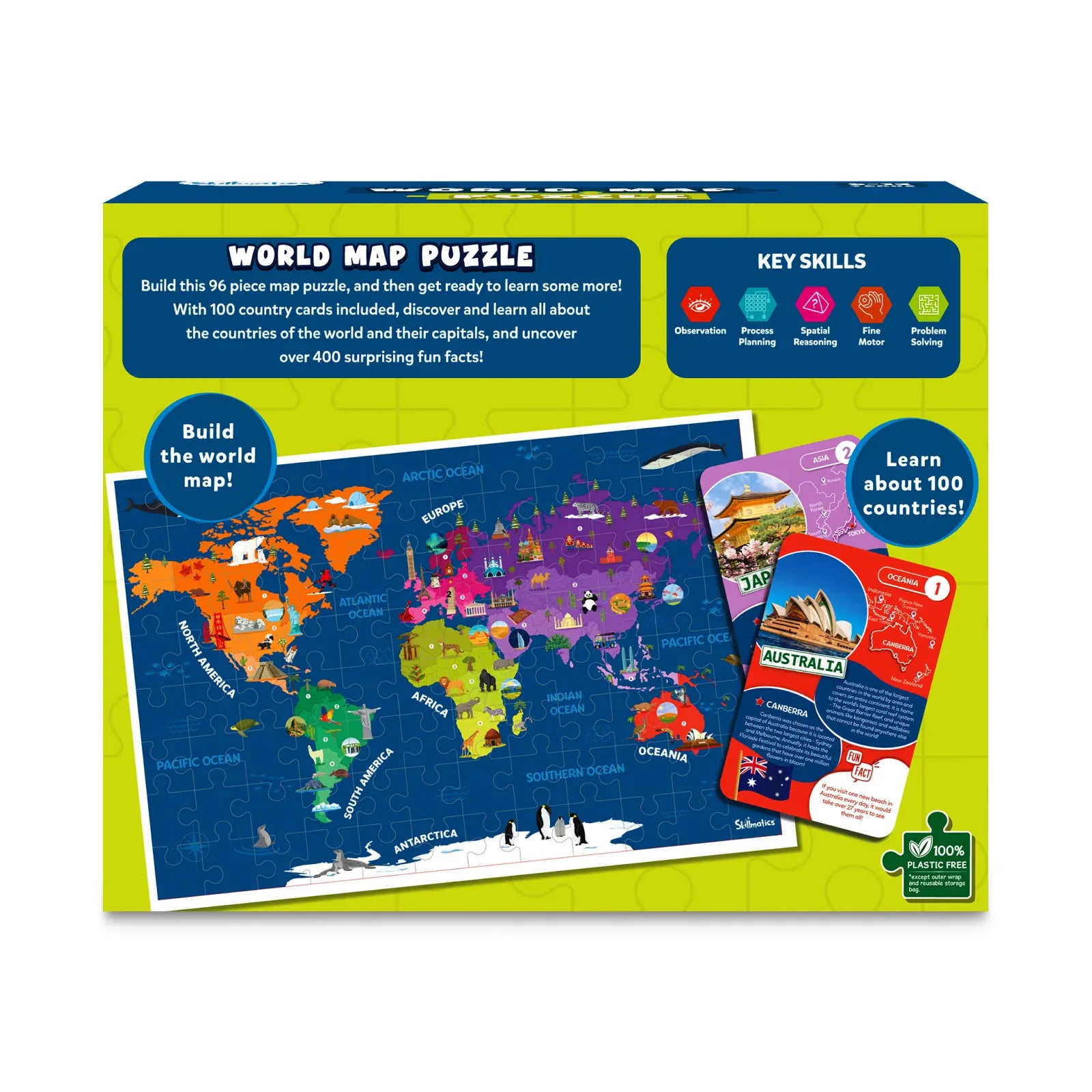 World Map Puzzle | Floor Puzzle & Game (ages 6-12)